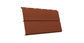 ЭкоБрус 3D GL 0.45 PE с пленкой RAL 8004 терракота