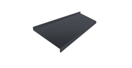 Отлив простой 250 0,5 Satin Matt RAL 7024 мокрый асфальт (2м)