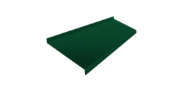 Отлив простой 200 0,5 Satin с пленкой RAL 6005 зеленый мох (3м)