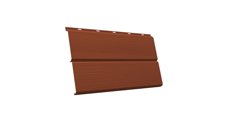 ЭкоБрус 3D 0,345 GL 0.45 Drap TX с пленкой RAL 8004 терракота