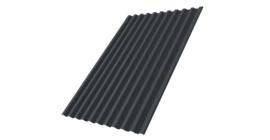 Профнастил С21R 0,45 Drap TwinColor RAL 7024 мокрый асфальт