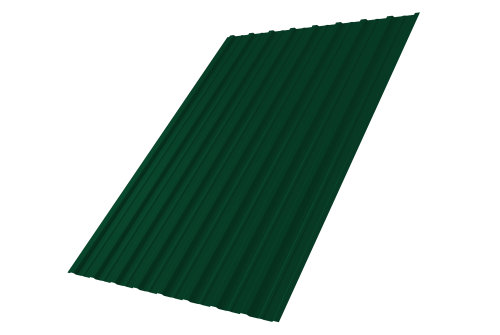 Профнастил С10A 0,5 Satin Matt TX RAL 6005 зеленый мох