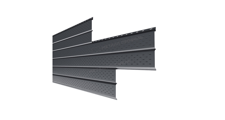 Софит Металл Профиль перфор. Lбрус-XL-14х335 (MattMP-20-7024-0.5)