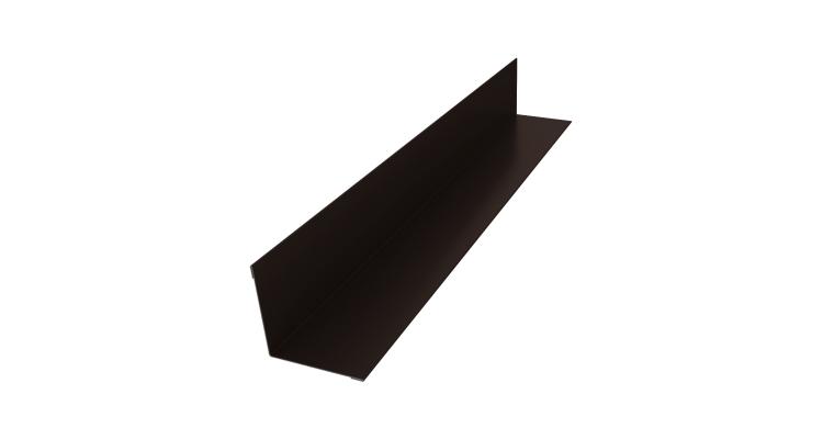 Угол внутренний 50х50 0,45 Drap TR RR 32 темно-коричневый (3м)