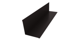 Угол внутренний 110х110 0,5 Satin с пленкой RR 32 темно-коричневый (3м)