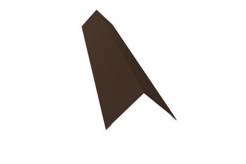 Угол внешний 110х110 0,45 Drap TX RAL 8017 шоколад (3м)