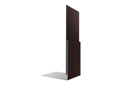 Планка приемная оконная 0,5 Drap TX RAL 8017 шоколад (3м)