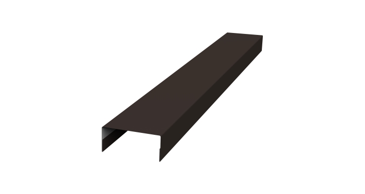 Крышка 30х20 жалюзи Texas 0,45 Drap RR 32 темно-коричневый (2м)