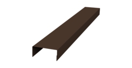 Крышка 30х20 жалюзи Texas 0,5 PurPro RAL 8017 шоколад (2м)