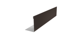 Нащельник 125 Texas 25х35 0,5 Satin Matt TX RR 32 темно-коричневый (L1,8)