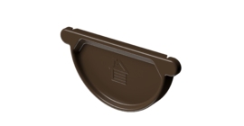 Заглушка желоба Stal Premium, каштан