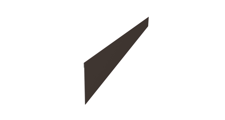 Ламель забора жалюзи Palermo 0,45 PE RR 32 темно-коричневый