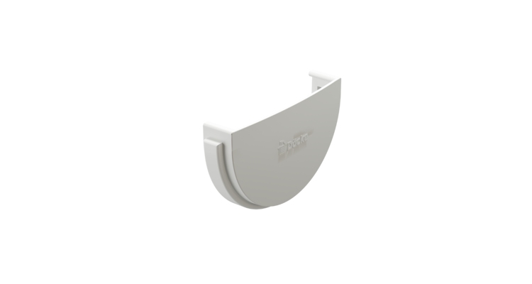 Заглушка желоба Standard, белый