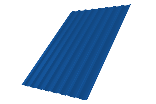 Профнастил С20В 0,7 PE RAL 5005 сигнальный синий